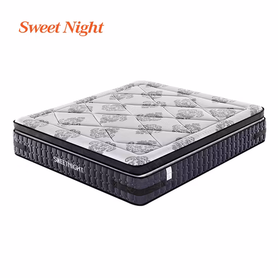 180X200 Hybrid Queen Latex Foam Spring Mattresses Vacuum Packed Compression Cotton Cooling Gel Memory Foam Mattress Pocket Innersprings for Motion Isolation