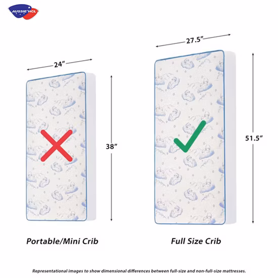 Waterproof Latex High Density Foam Mattress Hybrid Twin Single Size Cot Baby Children′s Crib Mattress