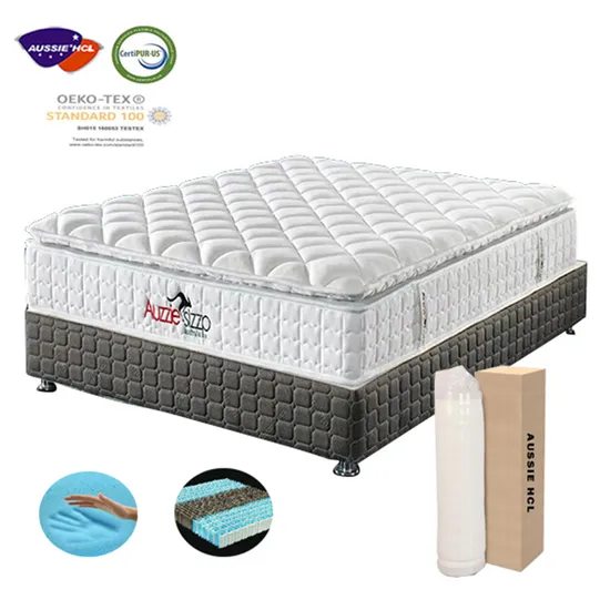 Materasso a molle insacchettate a 5 zone Materasso in lattice a 7 zone Importato