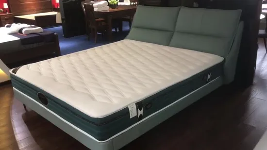 Materassi rigidi a molle insacchettate king size in memory foam