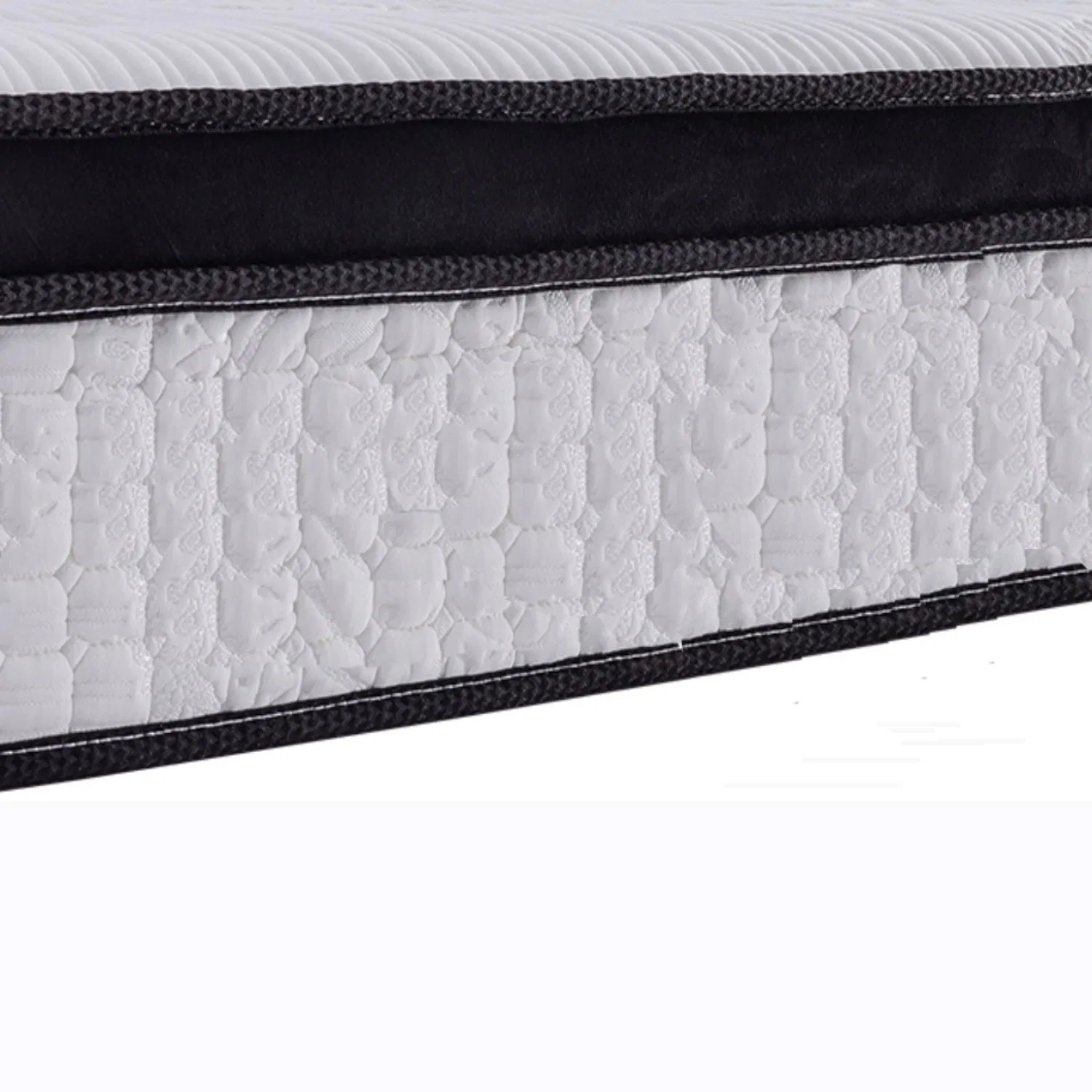Materasso king size ibrido arrotolato a grandezza naturale per camera da letto in lattice naturale a molle insacchettate da 30 cm in una scatola